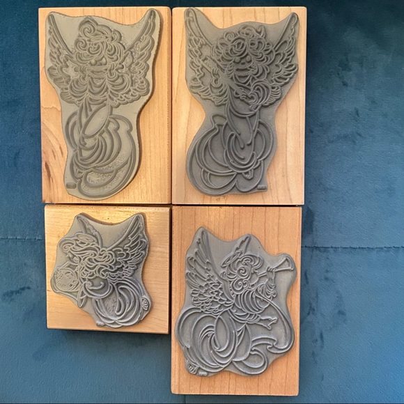 Precious Moments Angels rubber stamp Stampendous - Picture 2 of 2